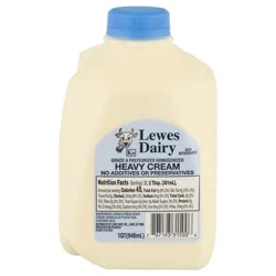Lewes Dairy Heavy Cream 1 qt
