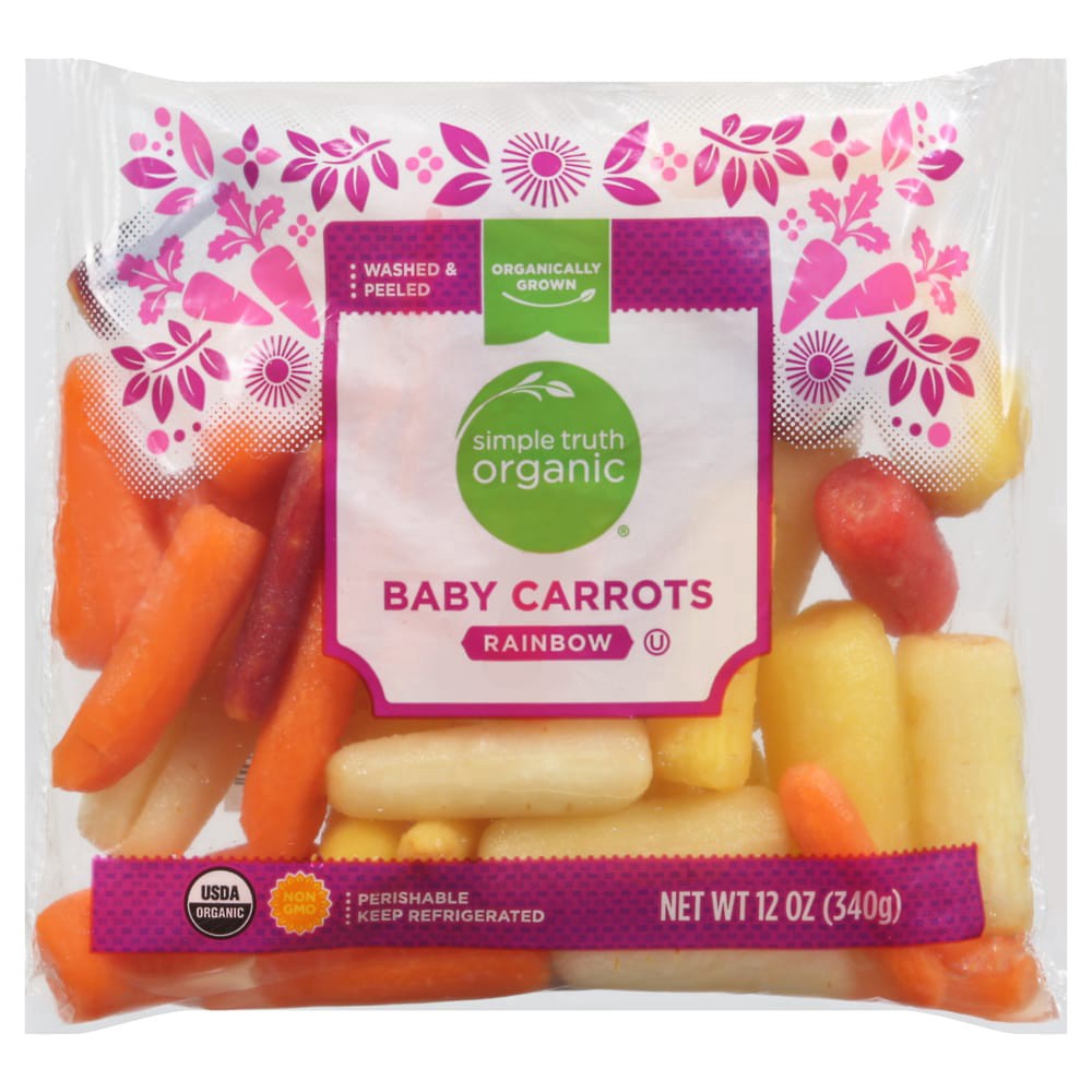 slide 1 of 1, Simple Truth Organic Baby Carrots Bag, 1 lb