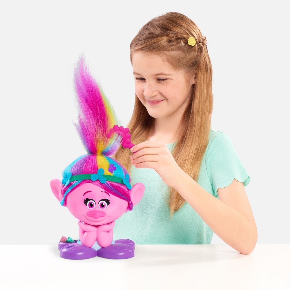 slide 4 of 4, Trolls Poppy Styling Head Trus Colors, 1 ct