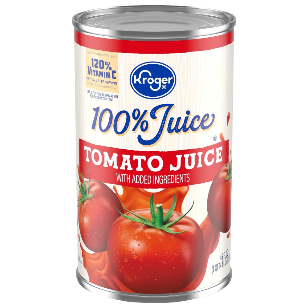 slide 1 of 2, Kroger Tomato Juice - 46 fl oz, 46 fl oz