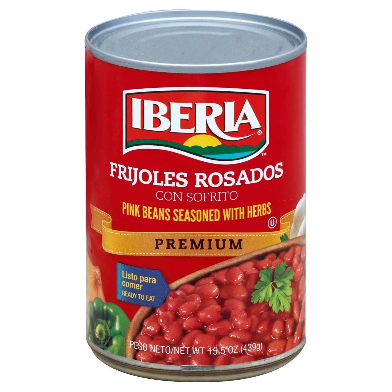 slide 1 of 1, Iberia Pink Beans with Herbs 15.5oz, 15.5 oz