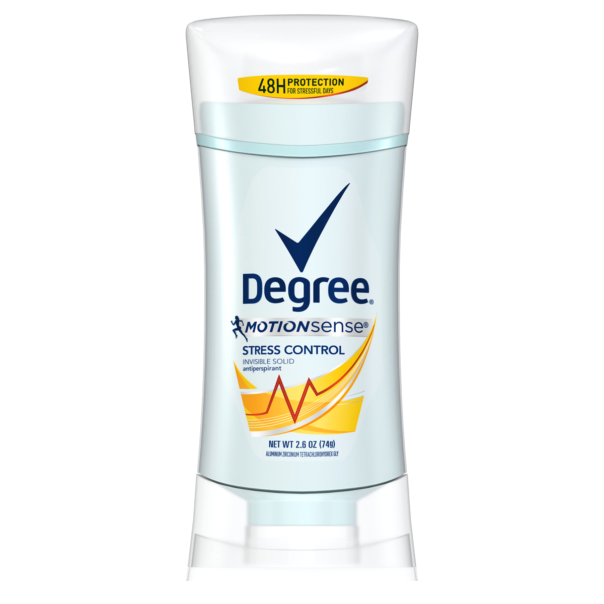 slide 3 of 5, Degree Stress Control Motion Sense Antiperspirant, 2.6 oz