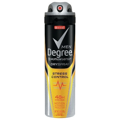 slide 1 of 2, Degree Stress Control Dry Spray, 3.8 oz