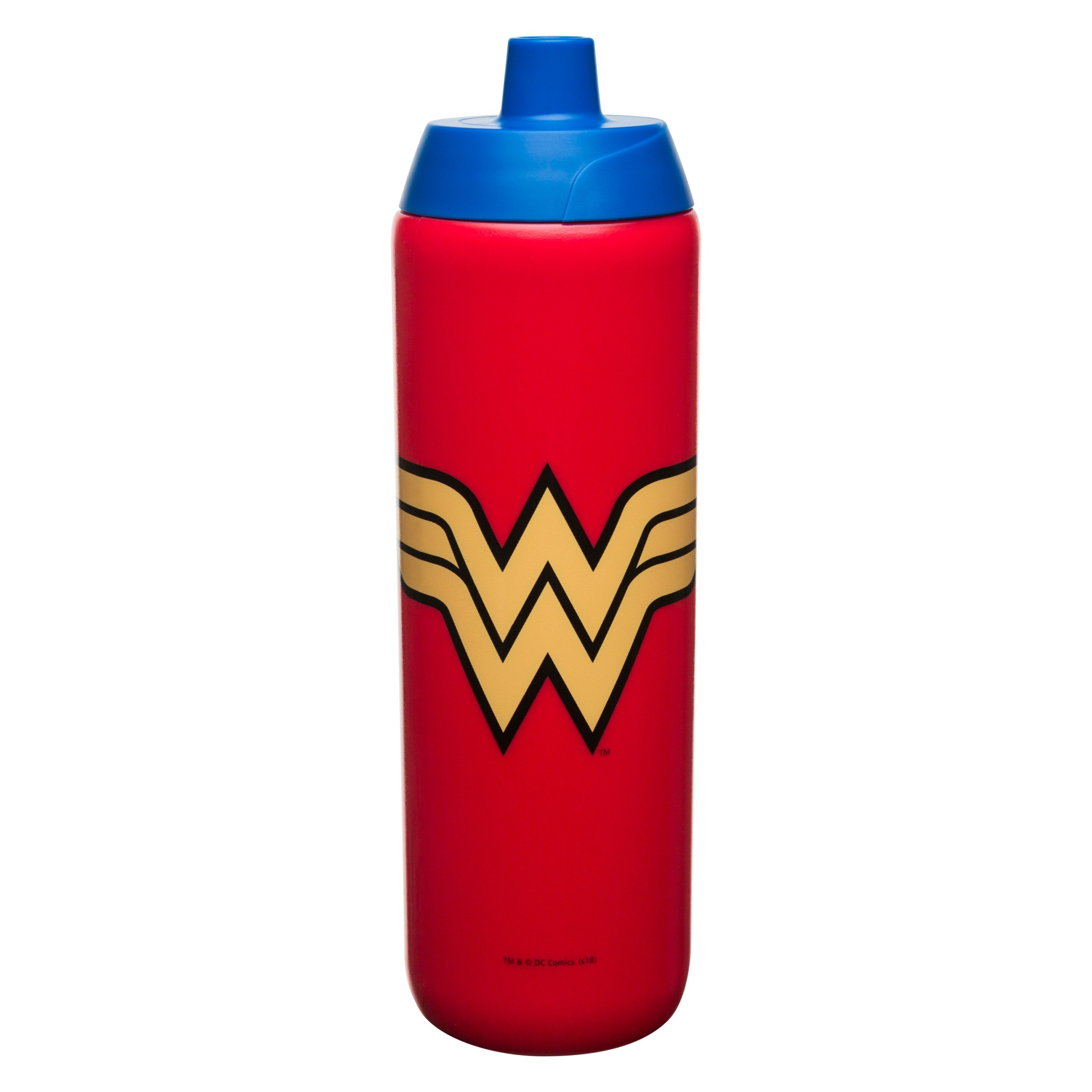 slide 1 of 4, Zak Designs Wonder Woman Squeeze Water Bottle, 24.5 oz