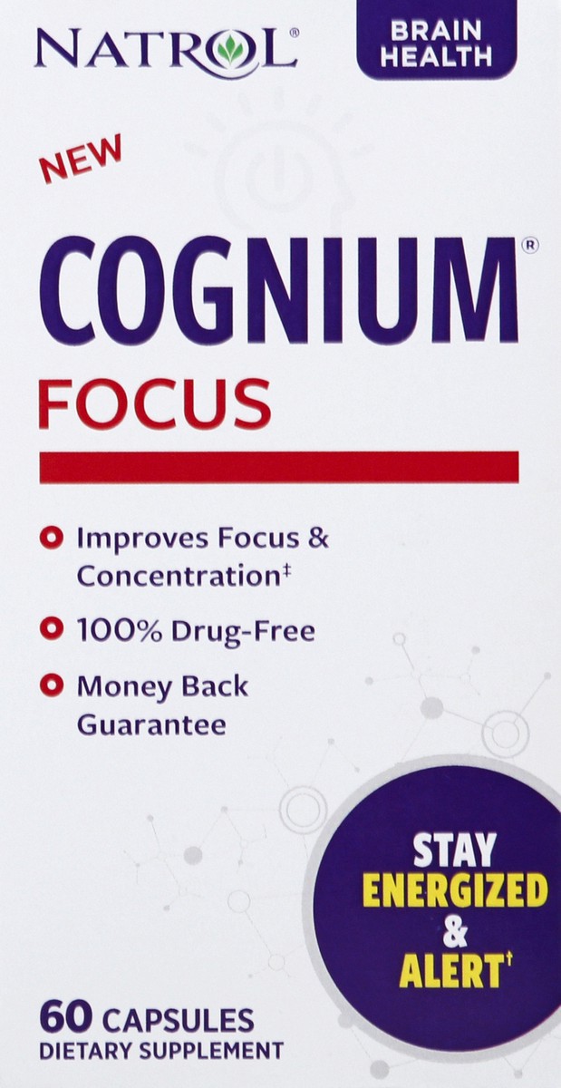 slide 6 of 6, Natrol Cognium Focus Tabs, 60 ct