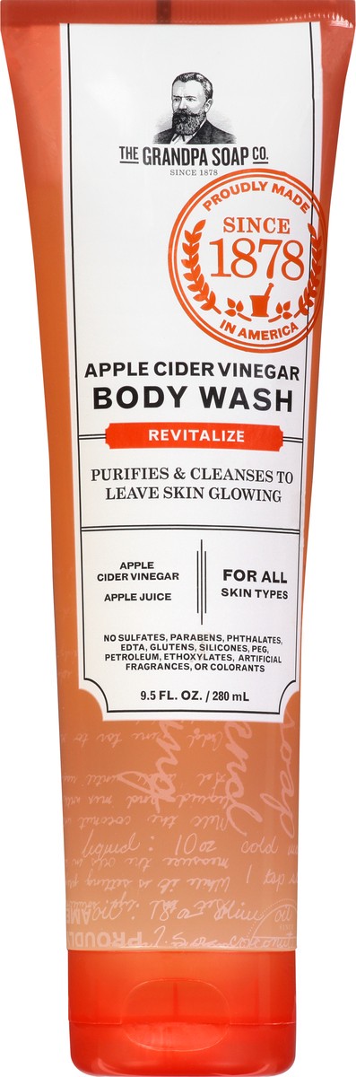 slide 8 of 12, The Grandpa Soap Co. The Grandpa Soap Company Apple Cider Vinegar Body Wash 9.5 Oz, 9.5 oz