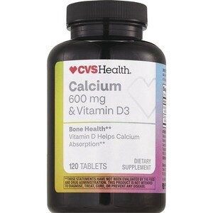 slide 1 of 1, CVS Health Calcium & Vitamin D3 Tablets, 120 Ct, 1 ct