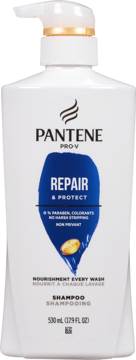 slide 7 of 9, Pantene Repair & Protect 2x Breakage Protection Shampoo 17.9oz/530mL, 17.90 fl oz