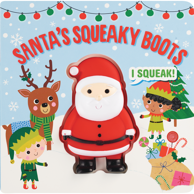 slide 1 of 1, SILVER DOLPHIN Santa's Squeaky Boots, 1 ct