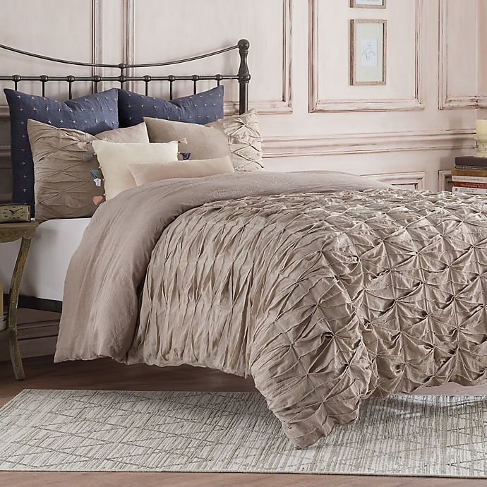 slide 1 of 1, Anthology Kendall Twin Comforter Set - Oatmeal, 1 ct