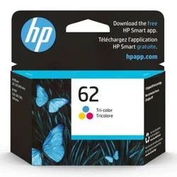 HP Inc. HP 62 Ink Series - Tri-color Ink Cartridge