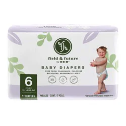 Field & Future by H-E-B Jumbo Pack Baby Diapers- Size 6