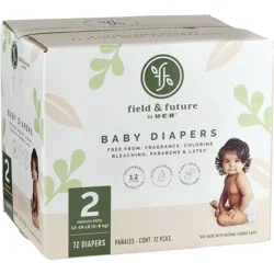 Field & Future by H-E-B Medium Pack Baby Diapers - Size 2