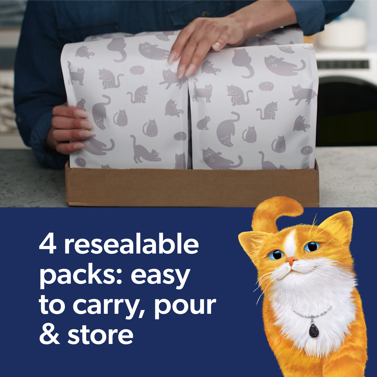 slide 2 of 5, Fresh Step Heavy Duty Clumping Litter with Febreze Freshness, 30 Day Odor Control, 38 Lb, 38 lb