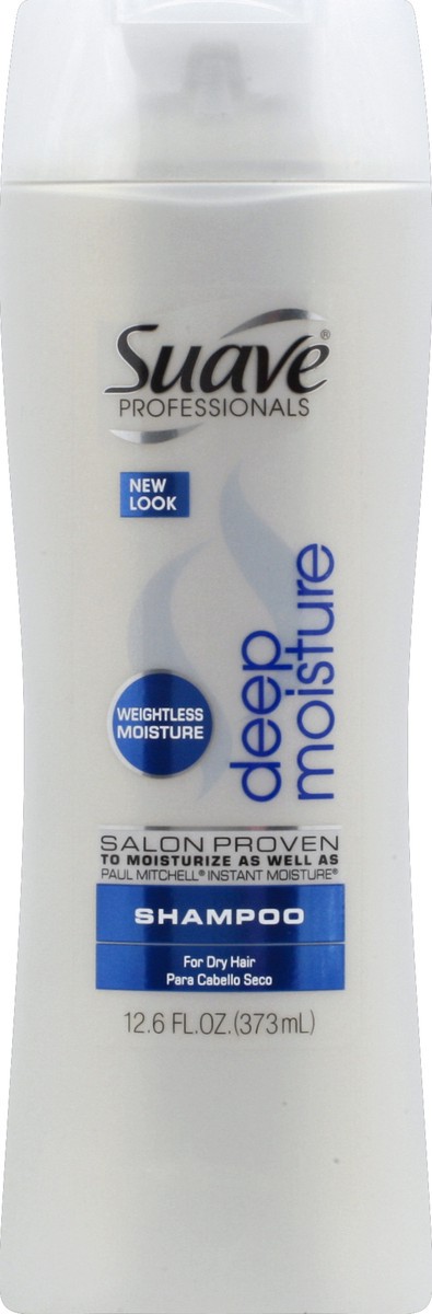 slide 6 of 7, Suave Professionals Shampoo Deep Moisture, 12.6 oz, 12.6 oz