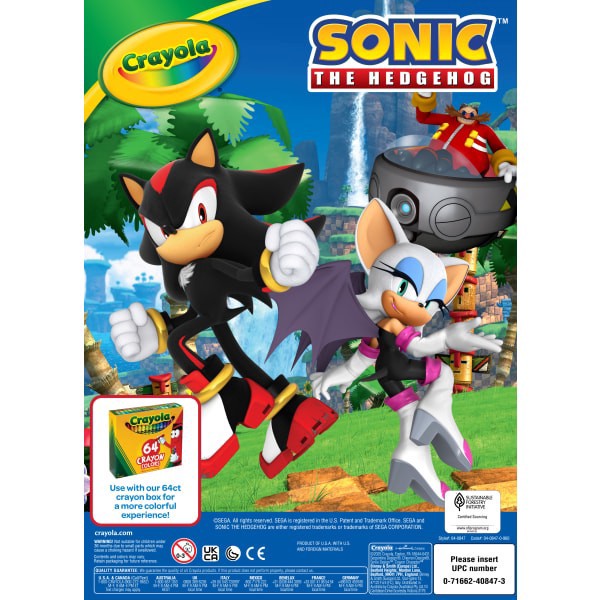 slide 2 of 2, Crayola Coloring and activity pages featuring kids' favorite characters!Stickers included for extra fun!, 1 ct