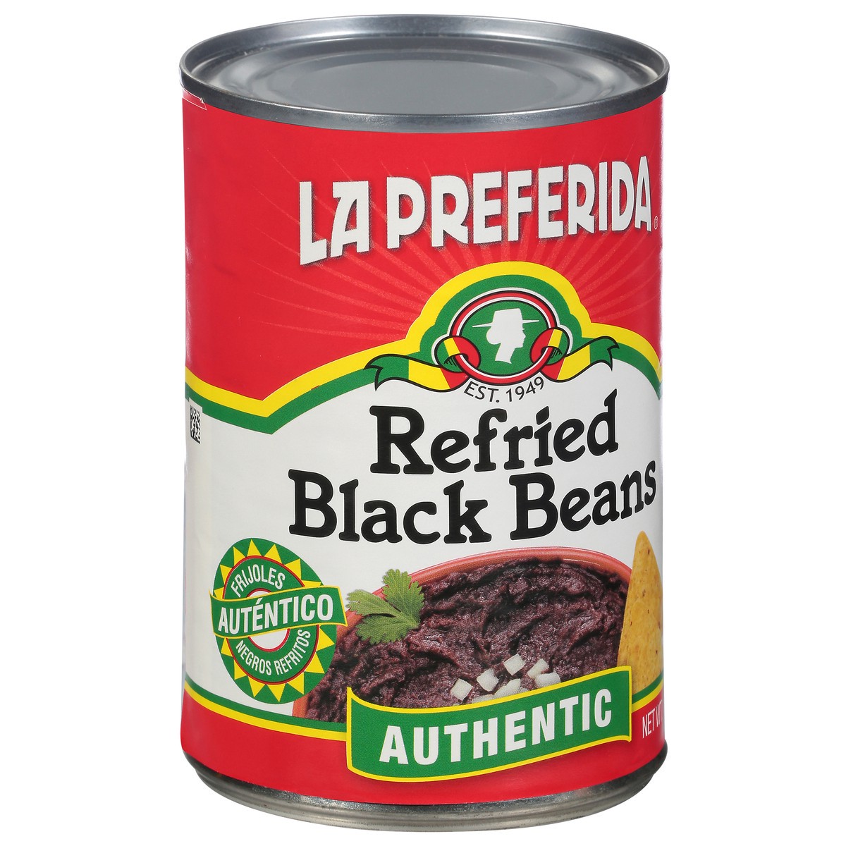 slide 2 of 9, La Preferida Refried Authentic Black Beans 16 oz Can, 16 oz