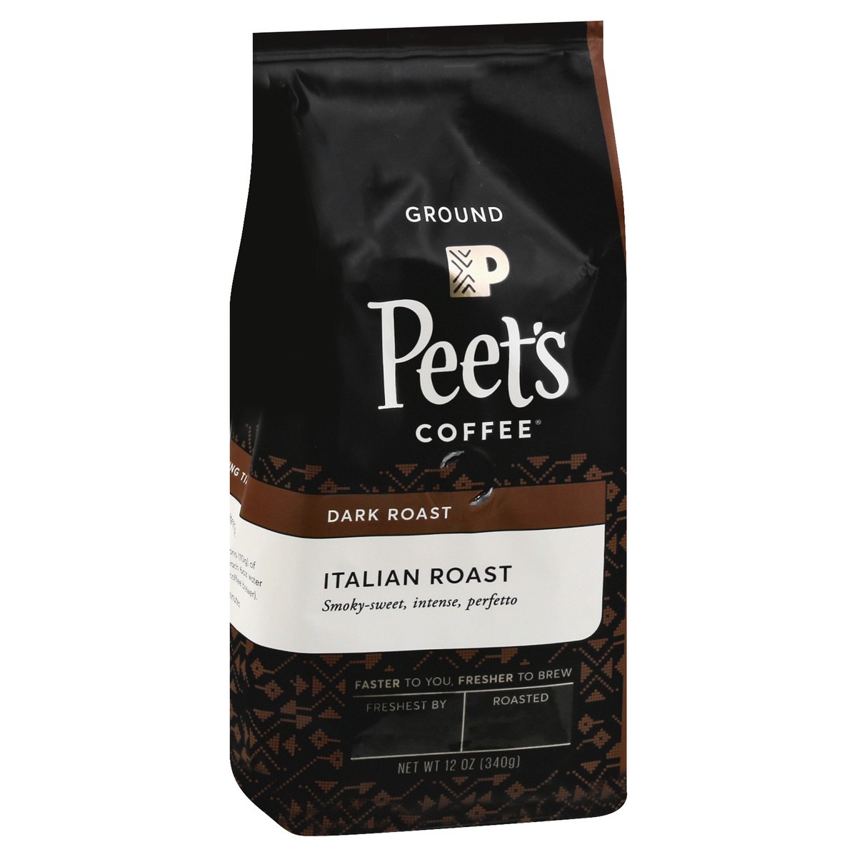 slide 5 of 10, Peets Coffee Ground Dark Roast Italian Roast Coffee 12 oz, 12 oz