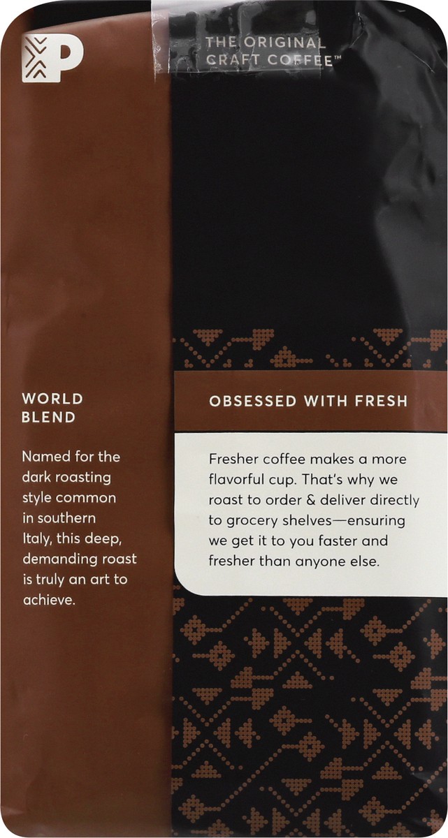 slide 7 of 10, Peets Coffee Ground Dark Roast Italian Roast Coffee 12 oz, 12 oz