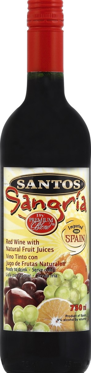 slide 3 of 3, Santos Sangria, 750 ml