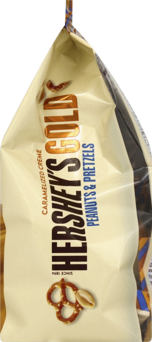 slide 3 of 5, Hershey's Gold Peanuts & Pretzels Classic Bag, 10 oz