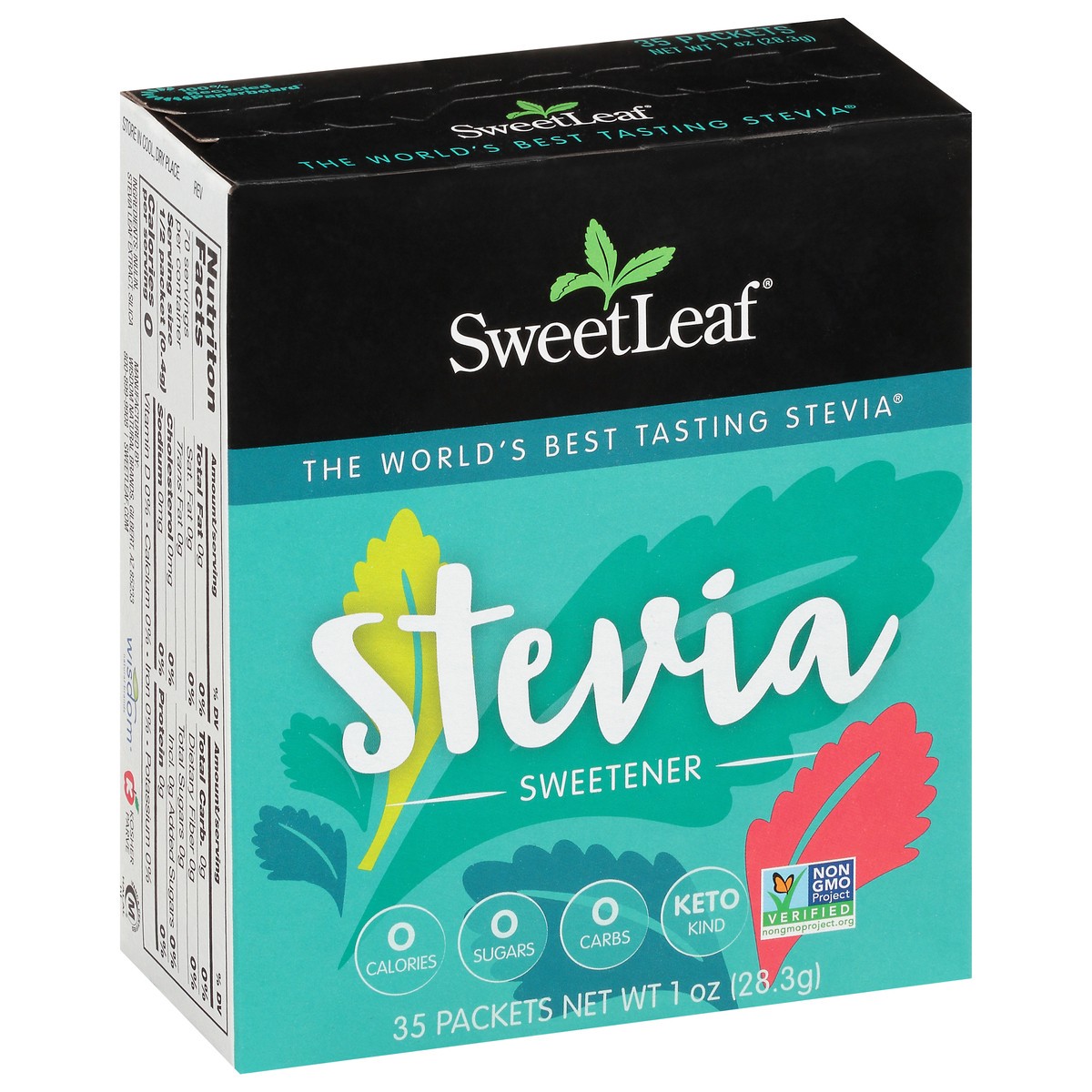 slide 5 of 9, SweetLeaf Sweetleaf Sweetener, 35 ct