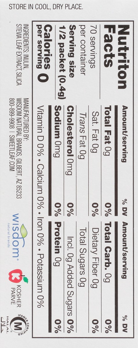 slide 9 of 9, SweetLeaf Sweetleaf Sweetener, 35 ct