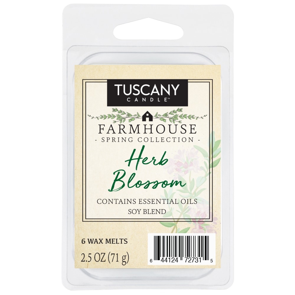 slide 1 of 1, Tuscany Candle Farmhouse Spring Collection Herb Blossom Wax Melts, 2.5 oz