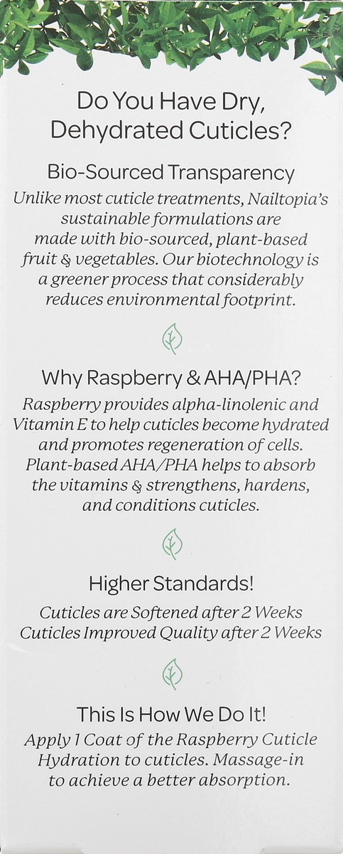 slide 11 of 12, Nailtopia Raspberry Cuticle Hydration 12 ml, 12 ml