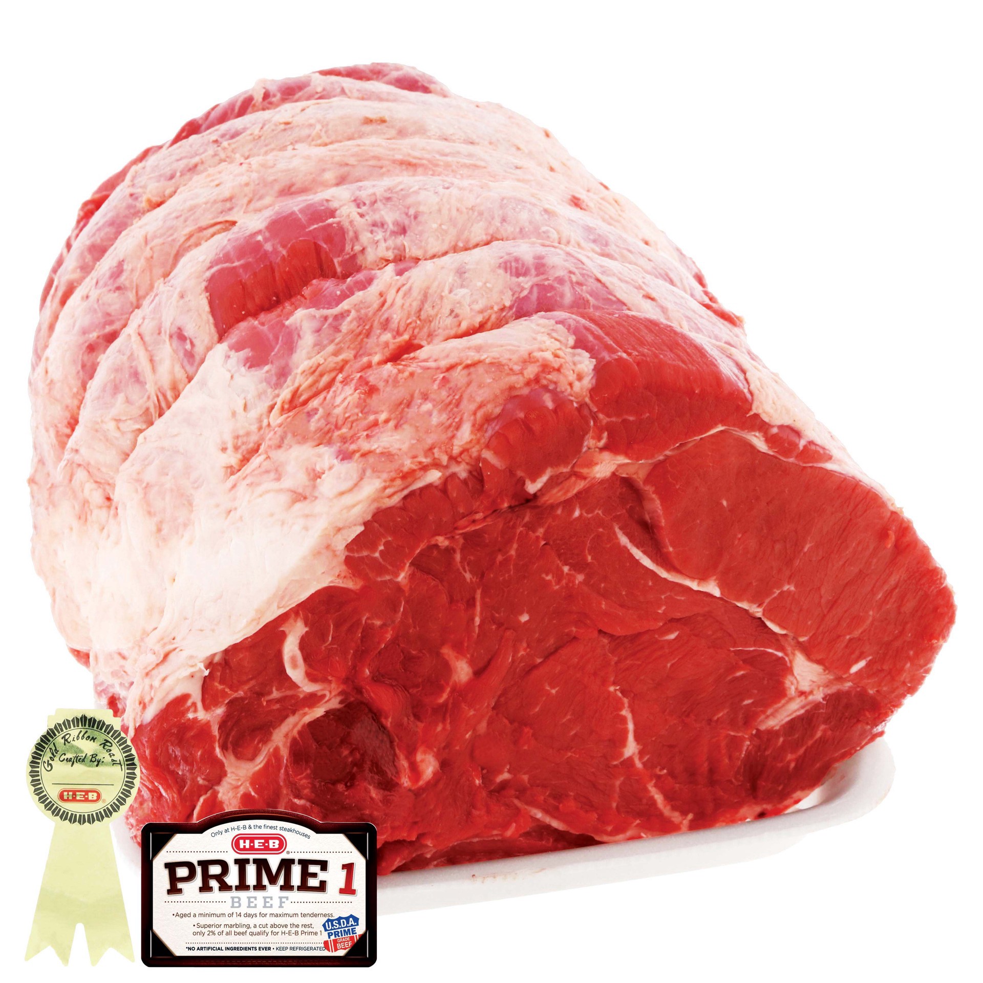 slide 1 of 1, H-E-B Prime 1 Beef Chuck Roast, Boneless, USDA Prime, Gold Ribbon, per lb