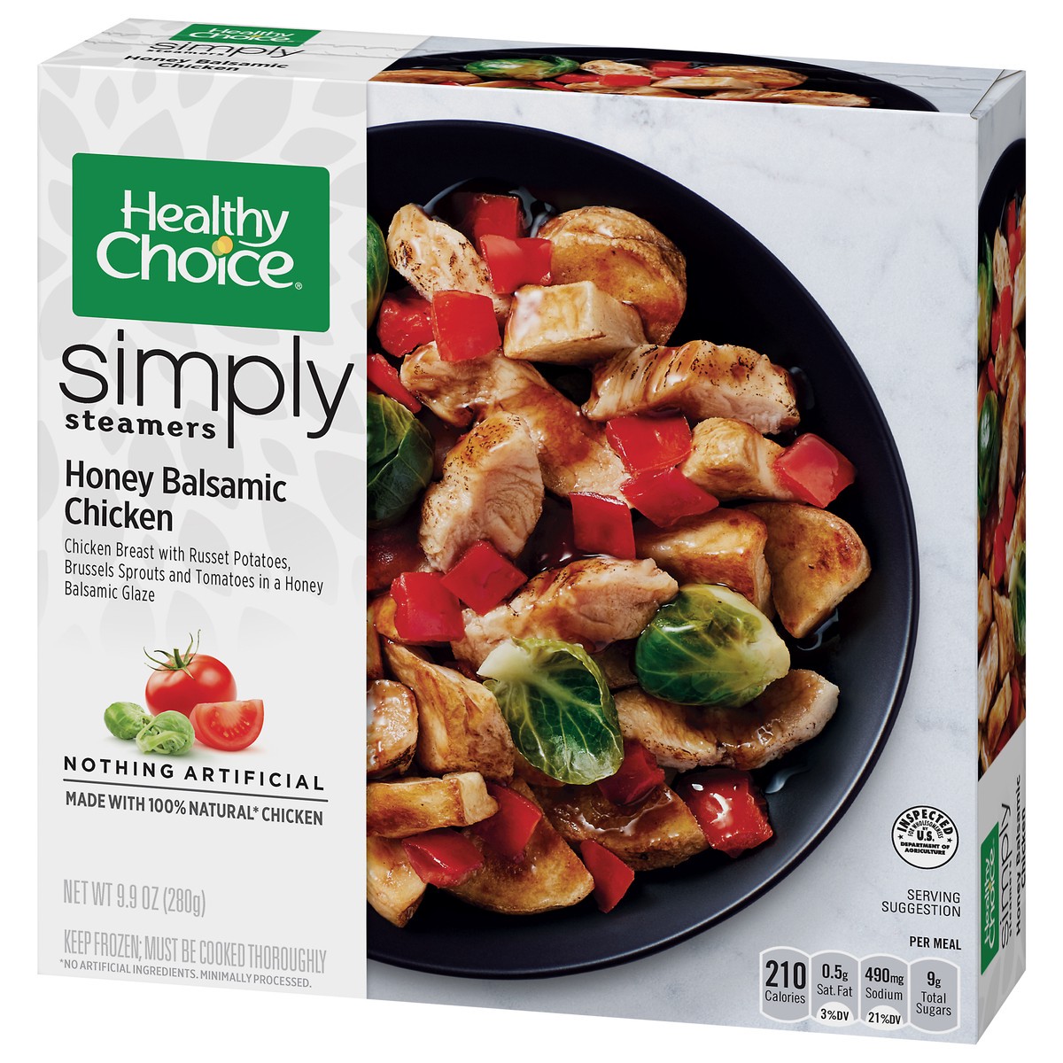 slide 9 of 9, Healthy Choice Simply Steamers Honey Balsamic Chicken 9.9 oz, 10.5 oz