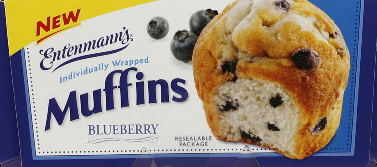 slide 3 of 4, Entenmann's Blueberry Muffins, 6 ct