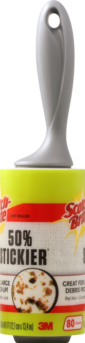 slide 5 of 9, Scotch-Brite Lint Roller 1 ea, 80 ct