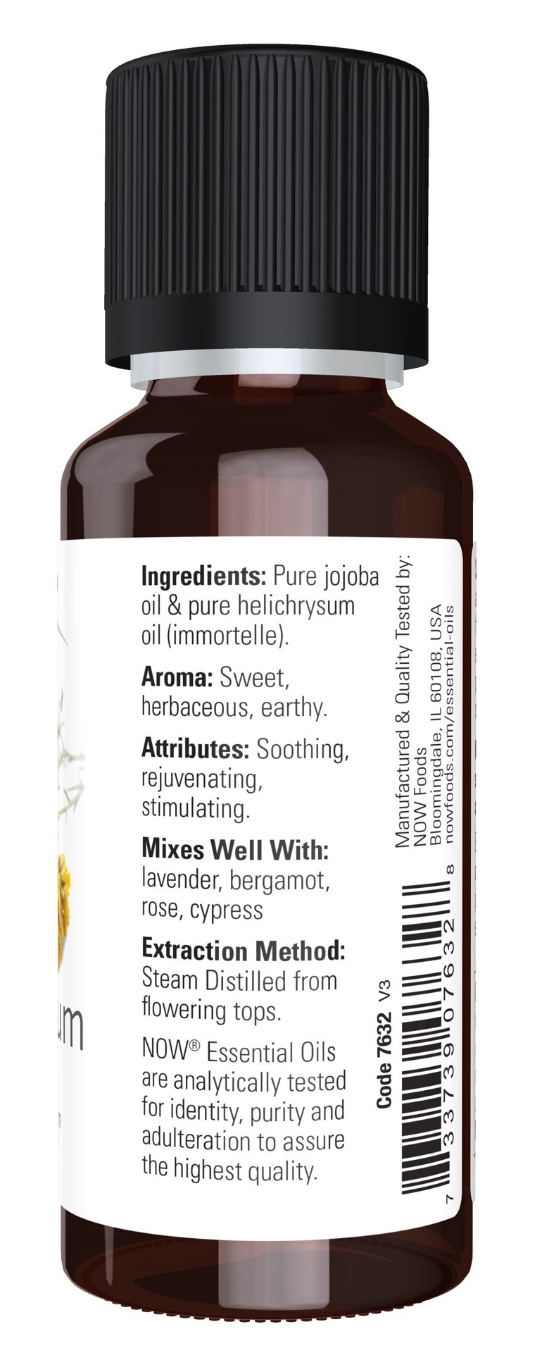 slide 3 of 4, Now Naturals Helichrysum Oil Blend, 1 oz