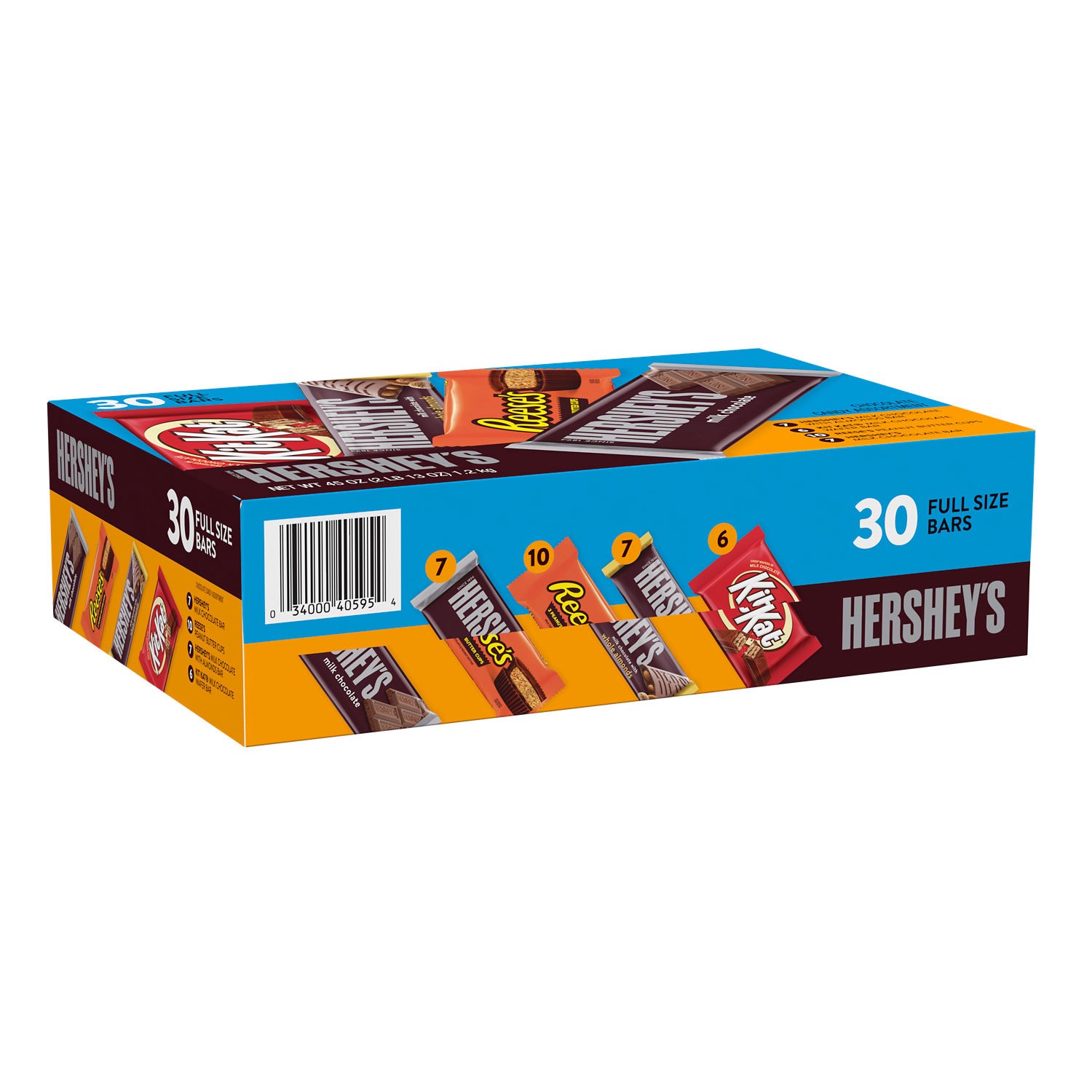slide 1 of 9, Hershey's Assorted Milk Chocolate Candy Variety Pack, 30 ct , 45 oz