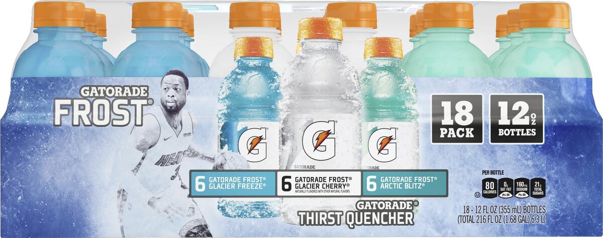 slide 3 of 3, Gatorade Thirst Quencher - 18 ct; 12 fl oz, 18 ct; 12 fl oz