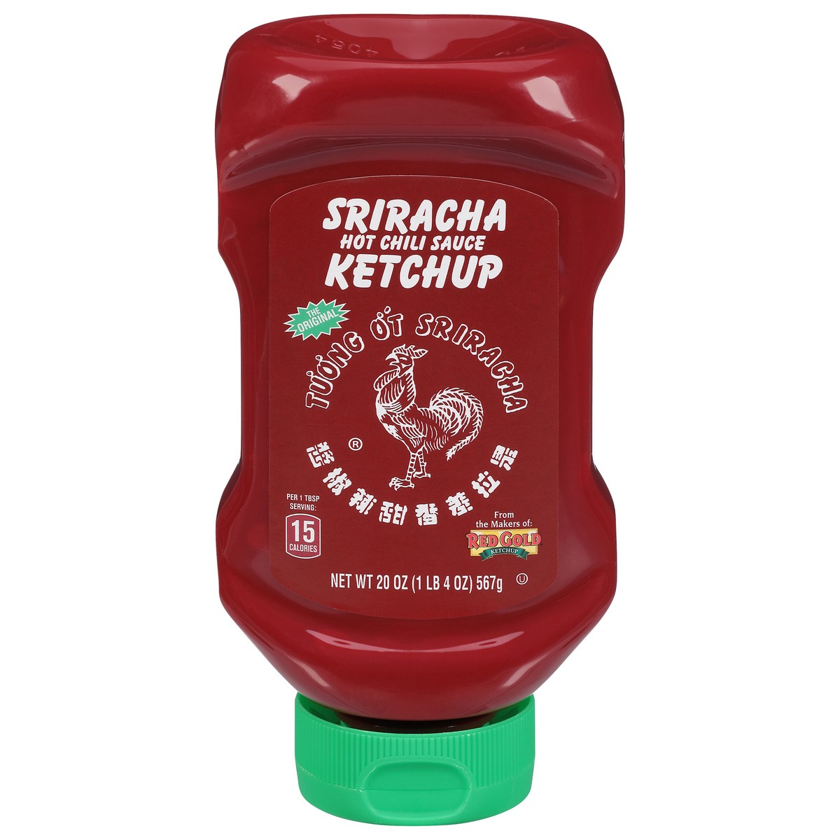 slide 1 of 9, Huy Fong Sriracha Hot Chili Ketchup, 20 oz