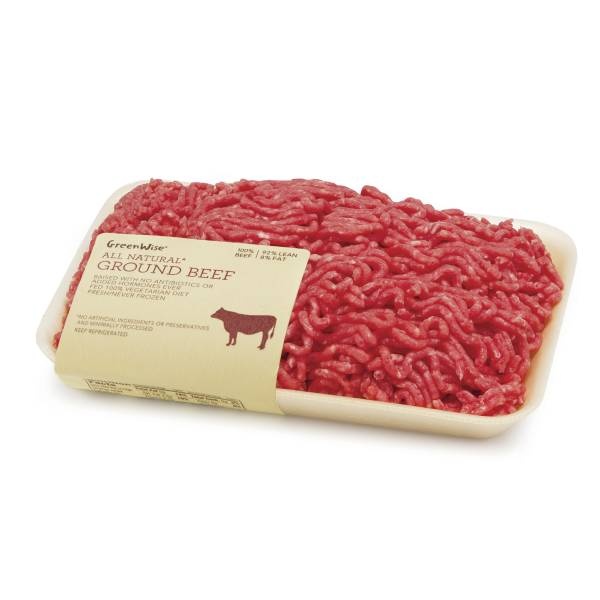 slide 1 of 1, Publix GreenWise 92% Lean Ground Beef, per lb