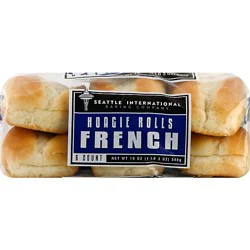 Seattle International Baking Company Hoagie Rolls French 6 Count - 19 Oz