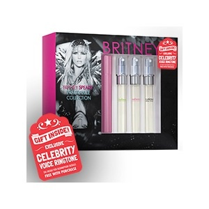 slide 1 of 1, Britney Spears Coffret Collection Gift Set For Women Plus Bonus Celebrity Voice Ring Tone, 4 ct