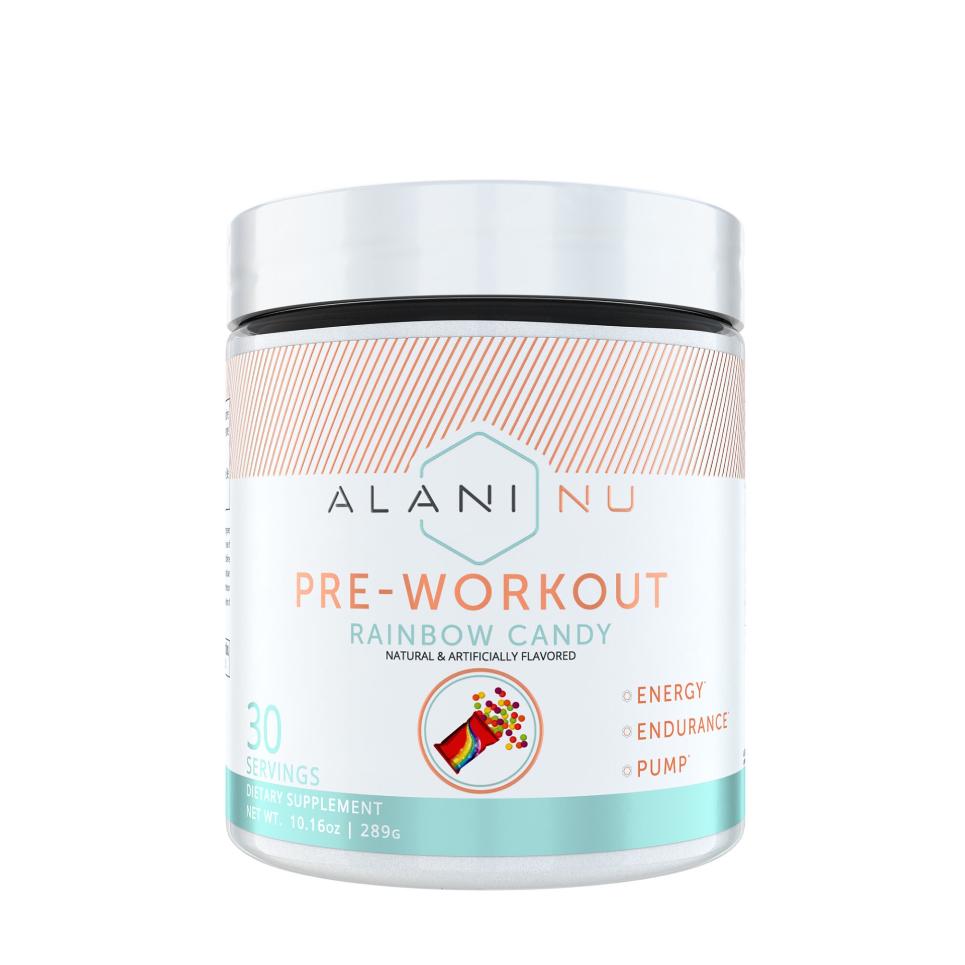 slide 1 of 1, Alani Nu Pre-Workout - Rainbow Candy, 1 ct