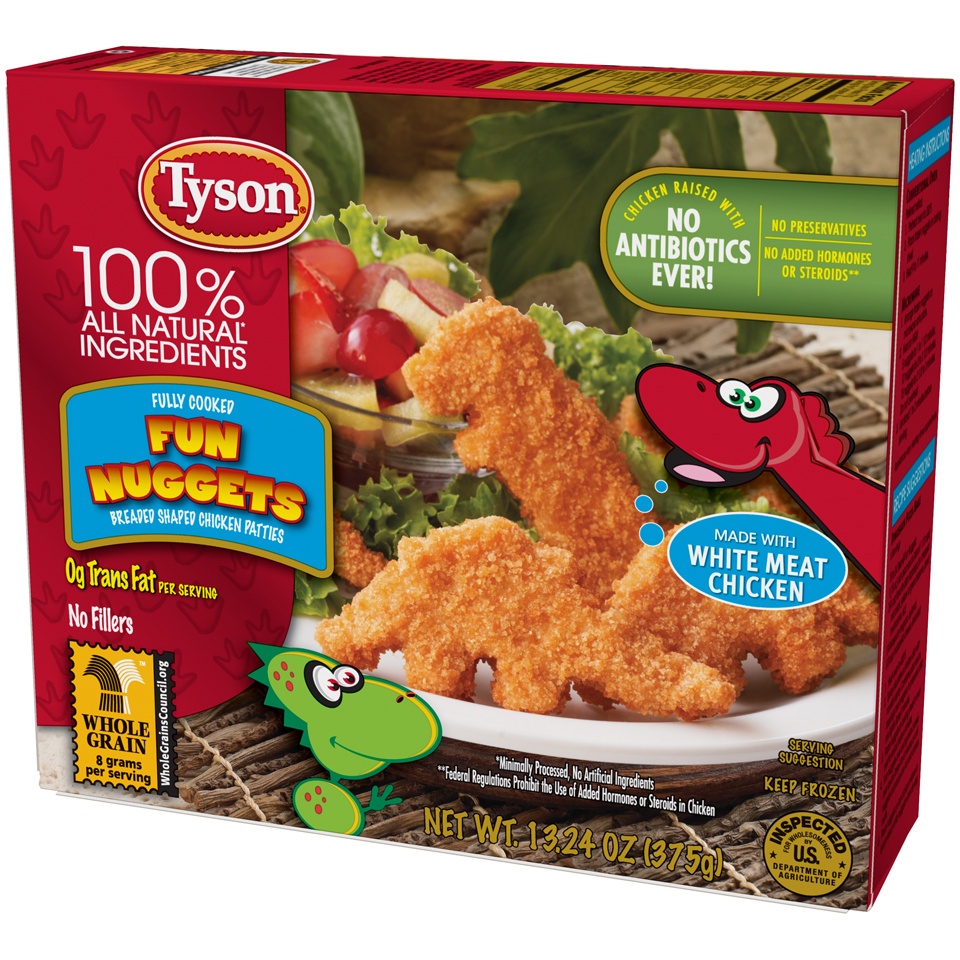 slide 2 of 5, Tyson Chicken Fun Nuggets, 13.2 oz