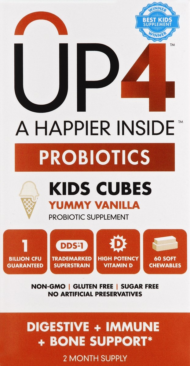 slide 5 of 6, up4 Probiotics Kids Cube, 60 ct