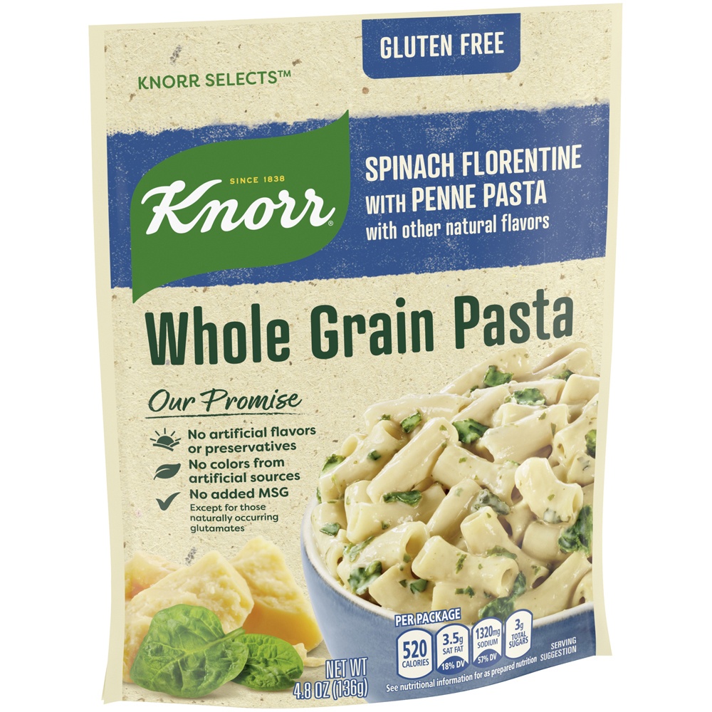 slide 2 of 5, Knorr Selects Spinach Florentine Penne Mix, 4.8 oz