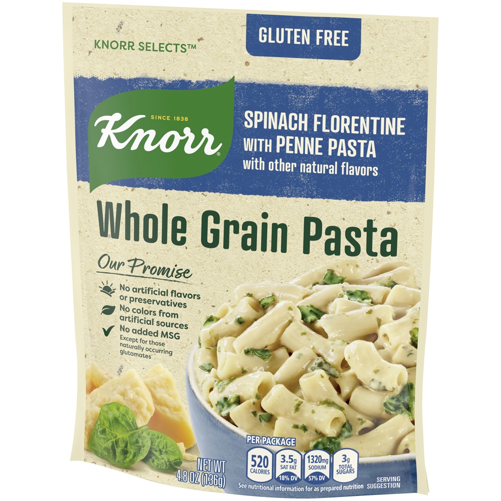 slide 3 of 5, Knorr Selects Spinach Florentine Penne Mix, 4.8 oz