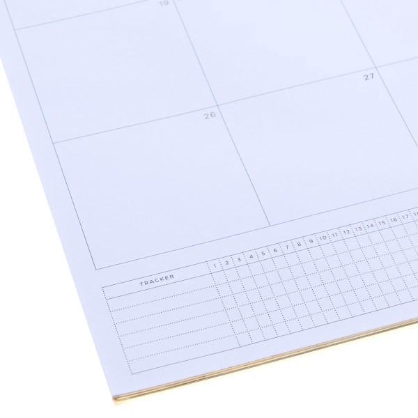 slide 4 of 4, Russell & Hazel 2025 Russel & Hazel Vegan Leather Monthly Pad, 22"" X 17"", Traditional, January 2025 To December 2025, 1 ct