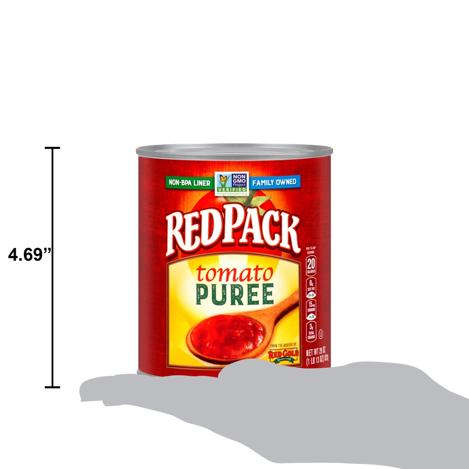 slide 7 of 7, Redpack Tomato Puree, 29 oz