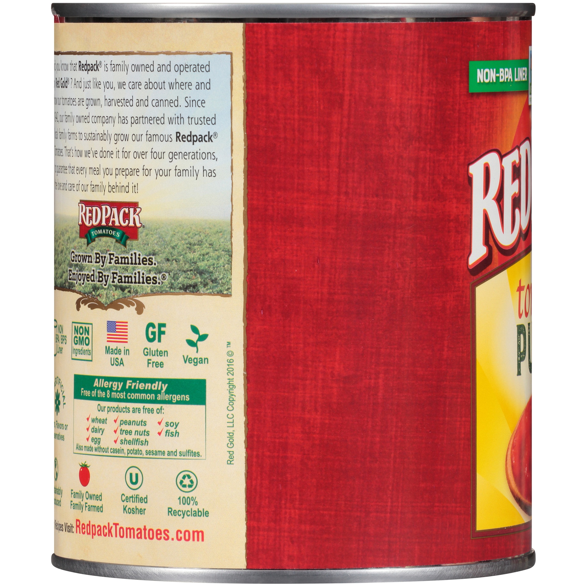 slide 2 of 7, Redpack Tomato Puree, 29 oz