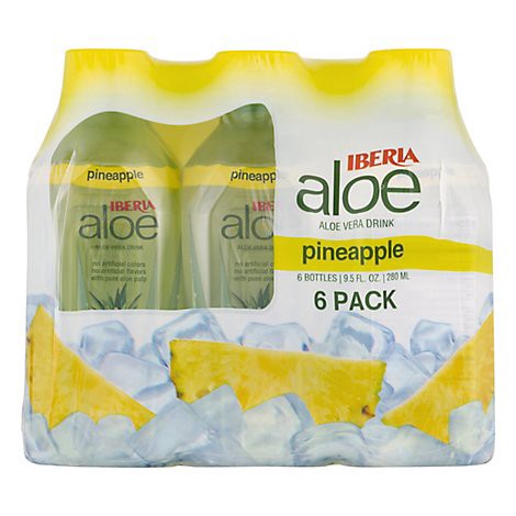 slide 1 of 1, Iberia Aloe Vera Pineapple- 9.5 oz, 9.5 oz
