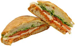 Central Market Mozzarella Tomato And Basil Sandwich